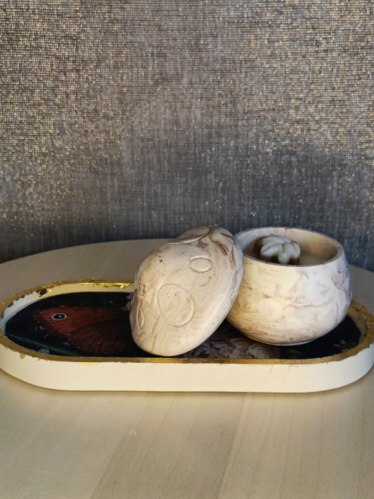 Paddenstoel kaarsenpotje