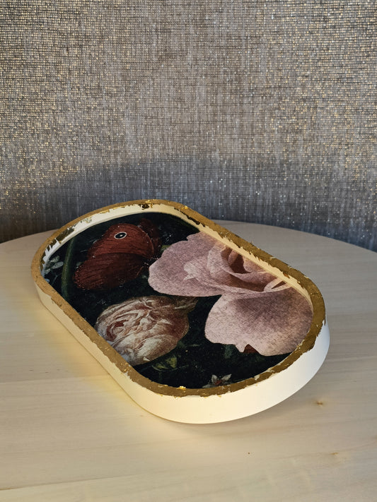Ovalen tray vlinder