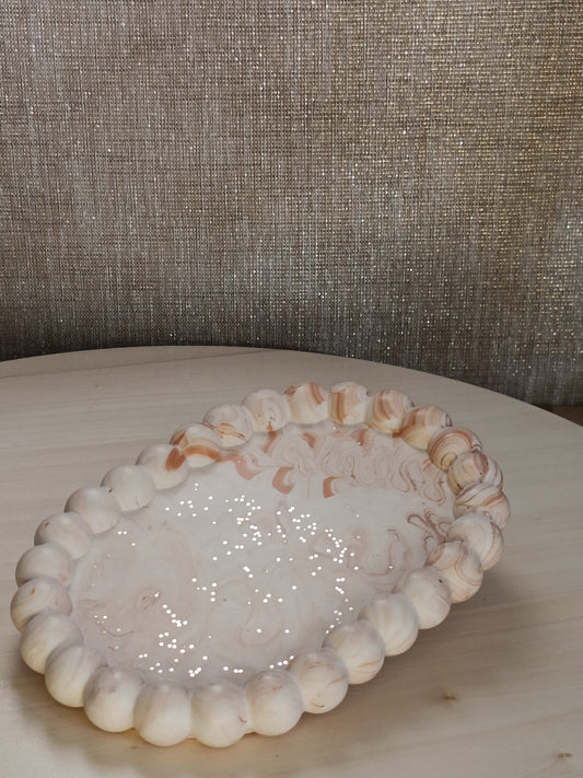 Ovalen bubble tray fijn