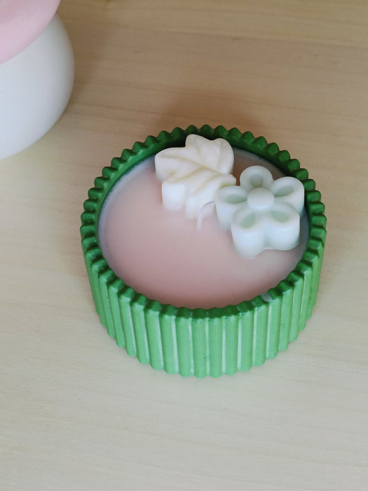 Rond Ribbelpotje Kaars