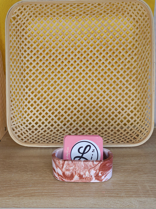 Visitekaartjes houder Rose