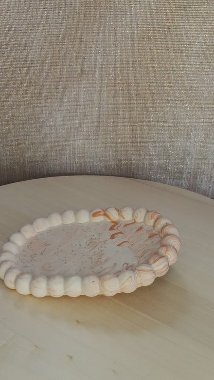 Ovalen bubble tray fijn