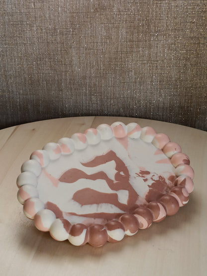 Ovalen bubble tray fijn